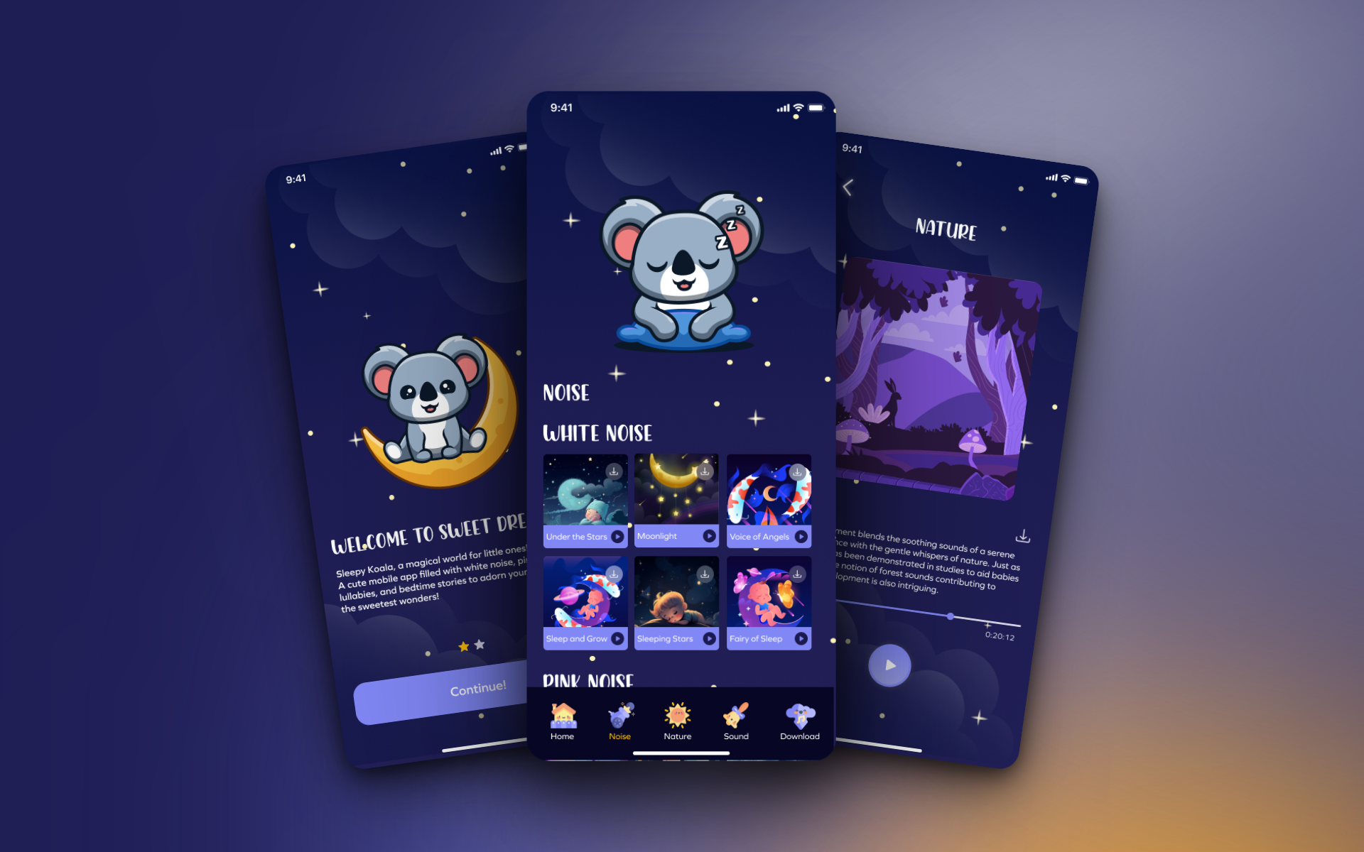 Sleepy Koala Music App