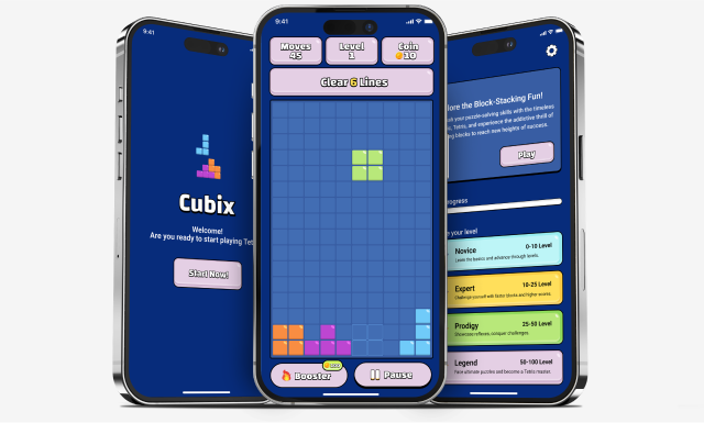 Cubix Tetris Game